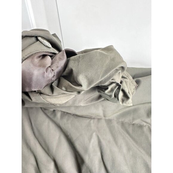 Banana Republic Puffer Coat Womens XS Extra Small‎ Olive Green Down Fill - Picture 7 of 12